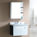 Rangement d'armoire de miroir de salle de bain en bois