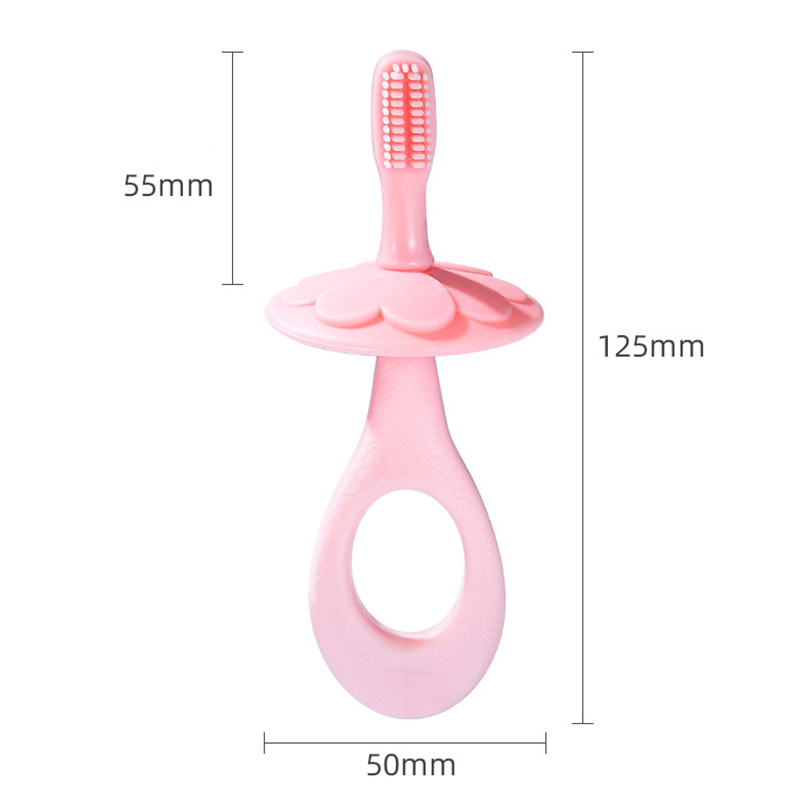 Soft Baby Flower Silicone Toothbrush