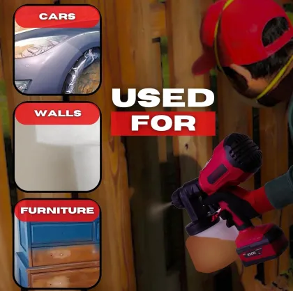 Cordless 18V/20V Battery Powered Spray Guns & Paint Sprayers