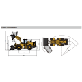 Small Articulated Wheel Loader FL955F-II