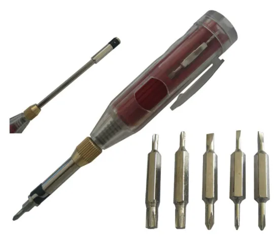 promotional pen shaped mini screwdriver