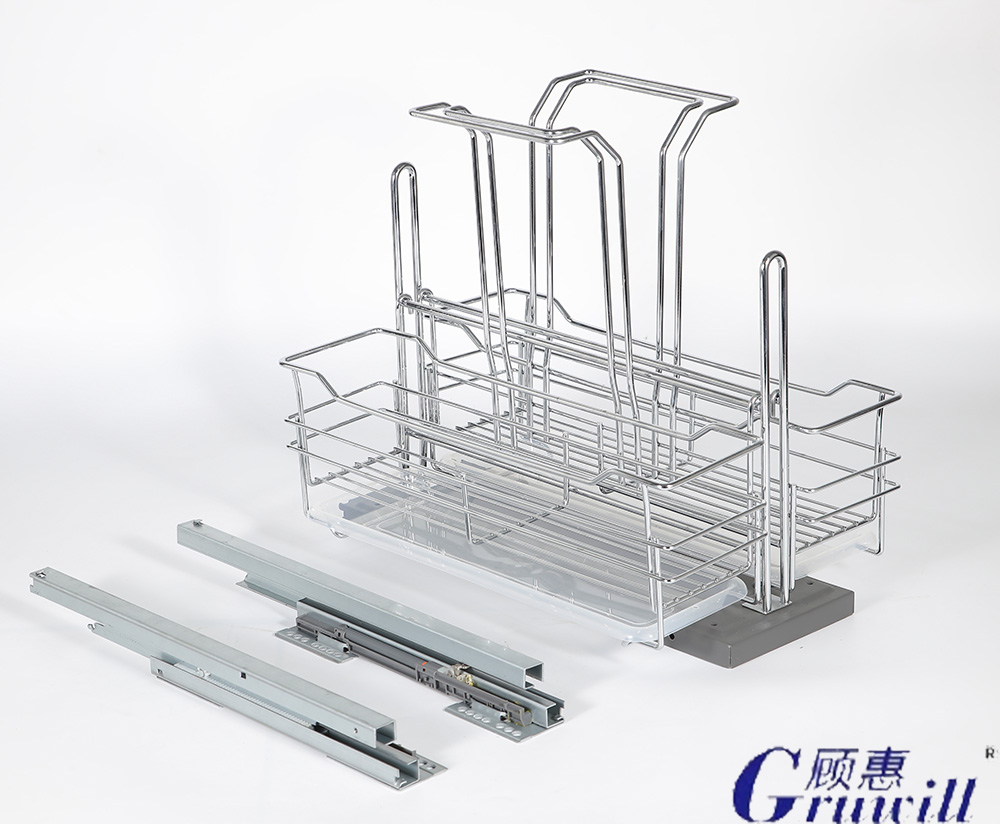 Kitchen Cabinet Undersink Basket Pull-out Basket