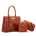 Genuine Leather Satchel Purse for Women