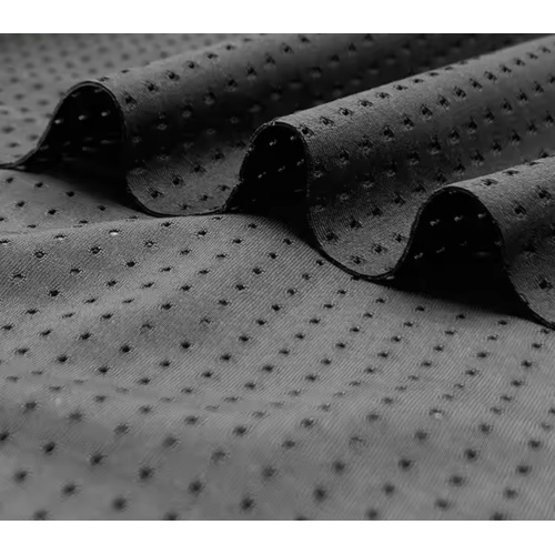 79％ナイロン21％スパンデックスラウンドホールメッシュファブリックヨガ