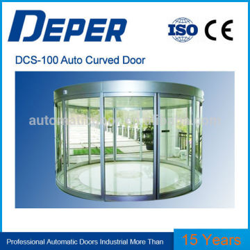 Curve aluminum glass sliding door