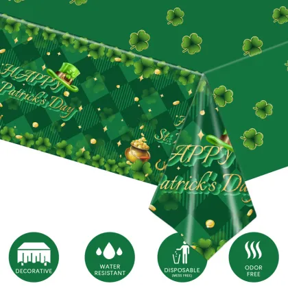 St. Patrick`s Day themed Tableware and Decoration