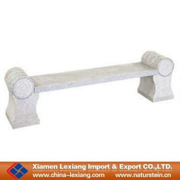 Antique garden stone bench