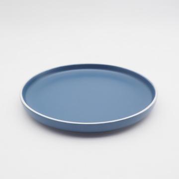 Antike Steinzeug -Geschirr, farbglas blaues Steinzeug -Geschirr, Steinzeugmischungsschalen, Steinzeugkochsets