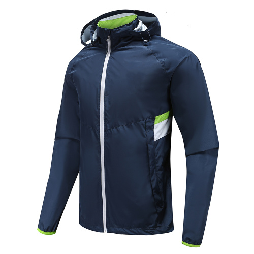 Roupa masculina de rugby com capuz verde