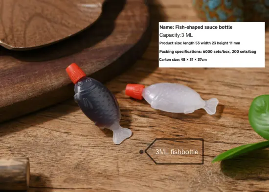 Cute Fish-Shaped Soy Sauce Bottle For takeaway