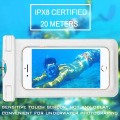 透明な水泳防水携帯電話ポーチ