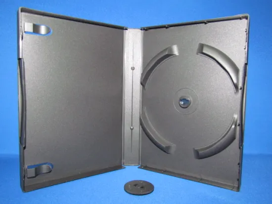 DVD duplication service with black amaray case packaging