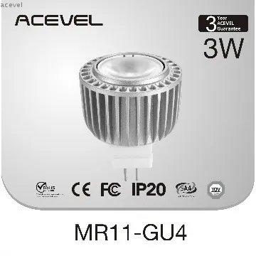 3w LED reflector lamp MR11 GU4