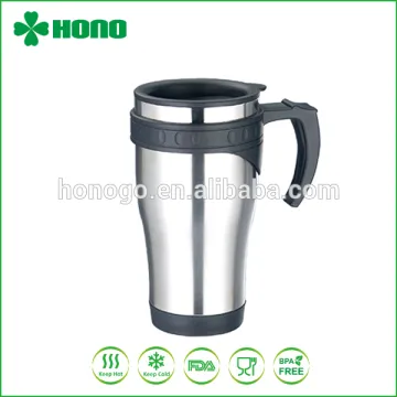 16oz double wall stainless steel insulated coffee travel mug