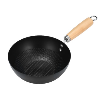 Multi-Functional 30cm Chinese Wok Pan - Non Stick Iron Cooker Wok