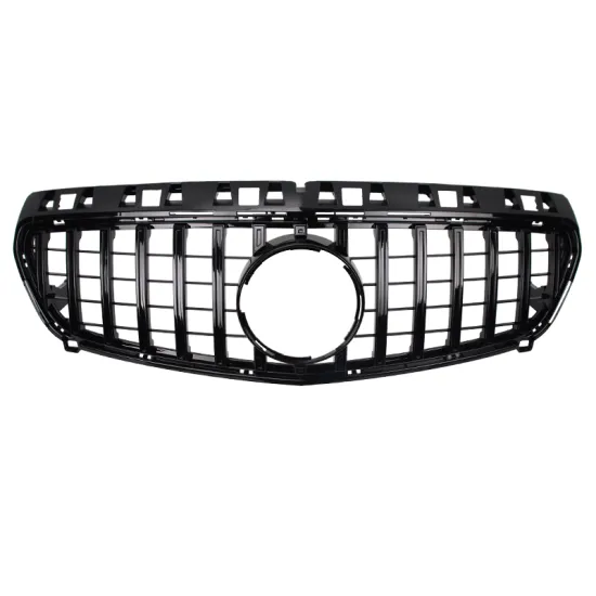 Factory Hot Sale GT Black Style Front Bumper Grille for Mercedes-Benz A-Class W176 (2013-2015)