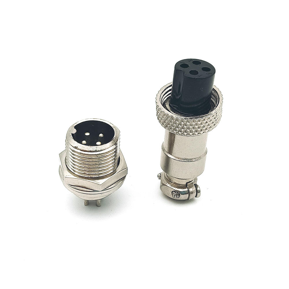 GX12 Thread Wire Panel Aviation Circular Connector