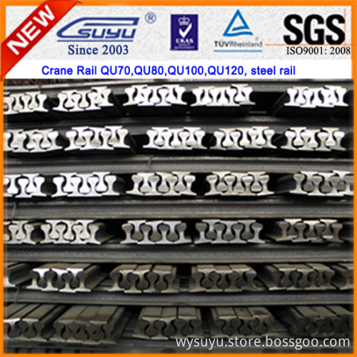Q100 Rails Crane Rail Qu70, Qu80, Qu100, Qu120, Steel Rail, High Quality Crane ...