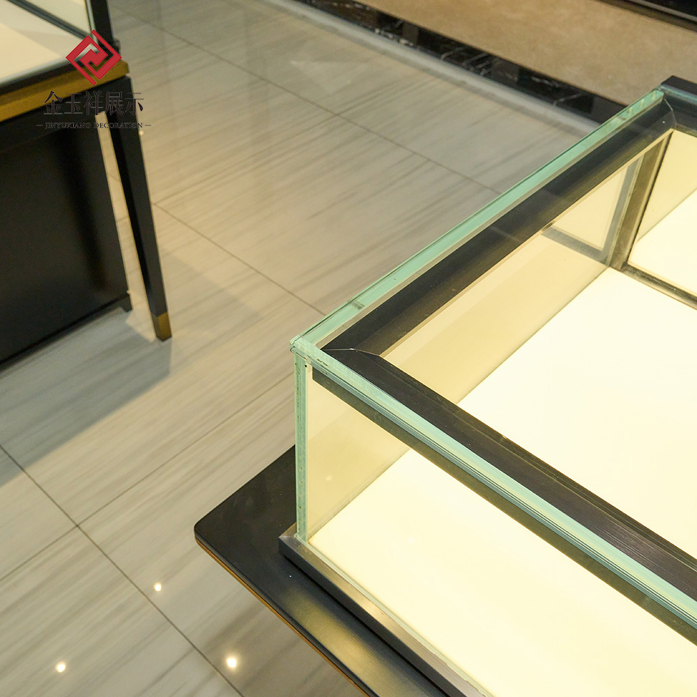 Gold Jewelry Display Cabinet