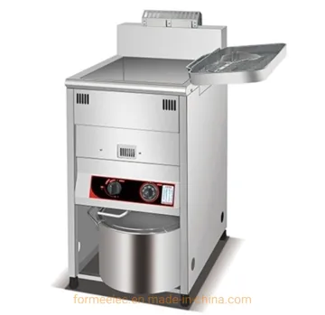 Kitchen Appliances 1-Tank Vertical Gas Fryer 40L Free Standing Gas Fryer