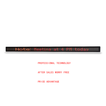 Programmable LED Display Board for Cars with Remote Control and 1-Year Warranty