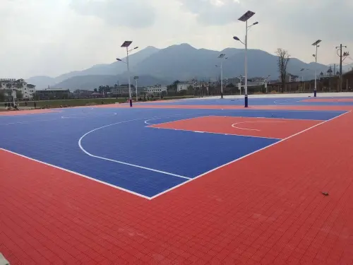 Outdoor Sports Tile Basketball Court Flooring High Quality Outdoor