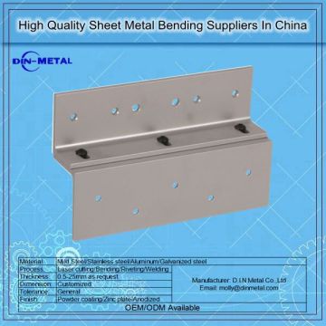 High Quality Sheet Metal Bending/Puching/Pressing parts Suppliers In China