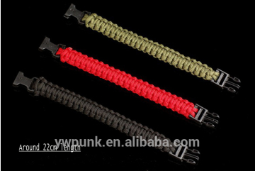 TWISTED BRAID PARACORD BRACELET "GIRL COLORS" Made In China For Out Emergency