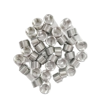 Custom Size 304 Stainless Steel Threaded Insert Radiator Fastening M2-M6 Titanium Wire Turned Thread Inserts Metric Carton