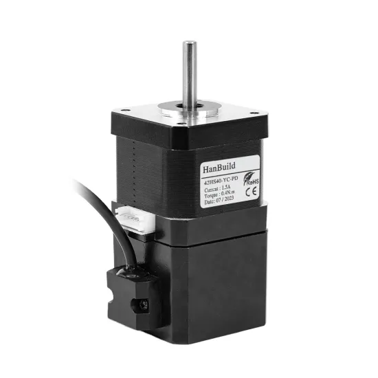 Details and Specifications of the HANBUILD NEMA17 1.5A 40N.cm 12V Stepper Motor with Permanent Magnet Brake