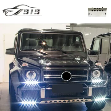 Stainless Steel Wide Front Skid Plate for G-Wagon W463 4X4 G63 G65 - 1990-2016 Bumper Protect Guard Car Parts