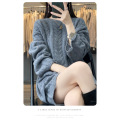 Two pieces of fashion simple loose size sweater