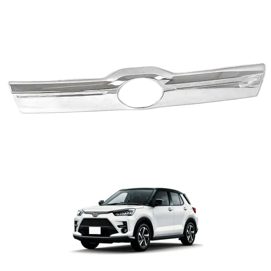 2021 Toyota RAIZE ABS Carbon Fiber Chrome Rear Trim Strip - OEM Accessories