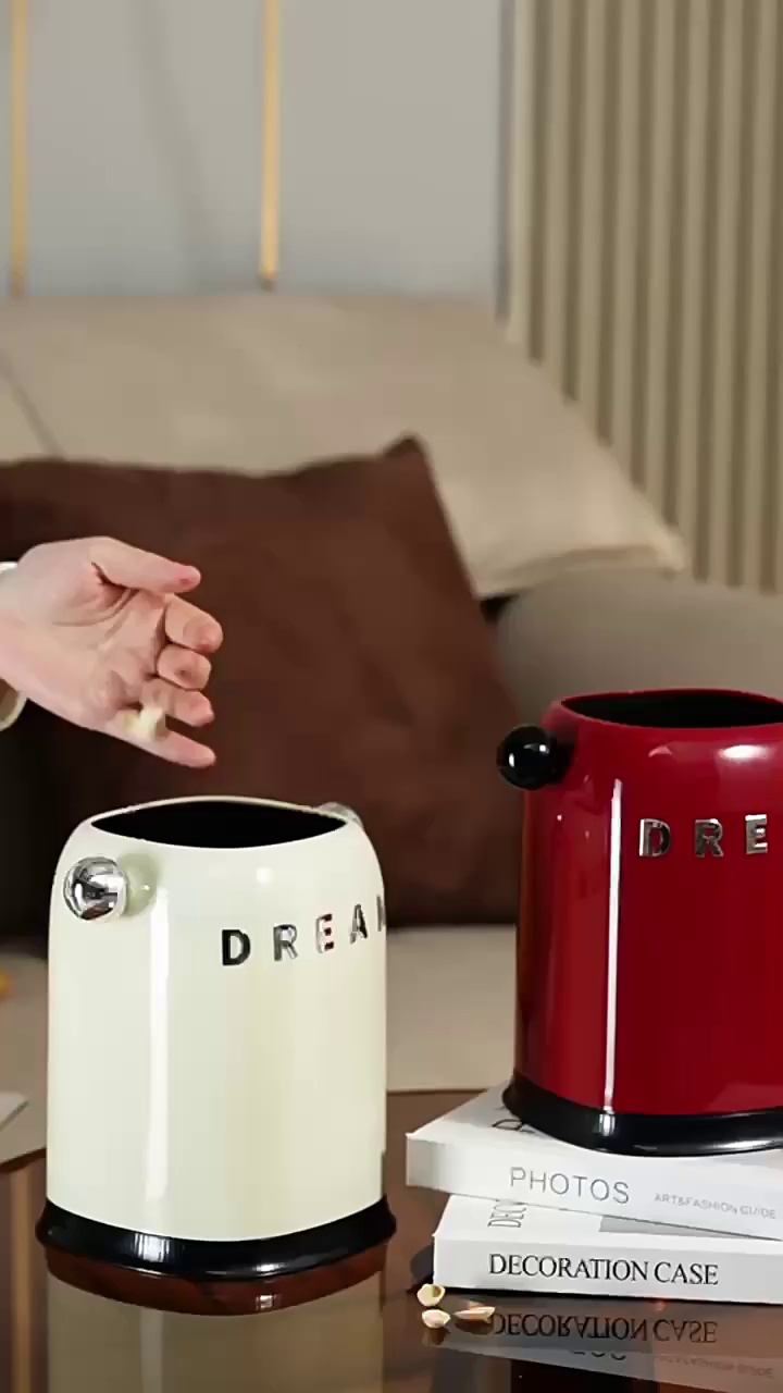 High-Quality Plastic Garbage Can with Stylish Design