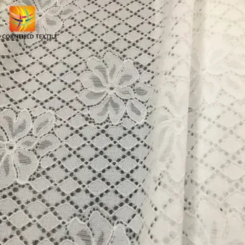 Wonderful air permeable lace fabric for dress making
