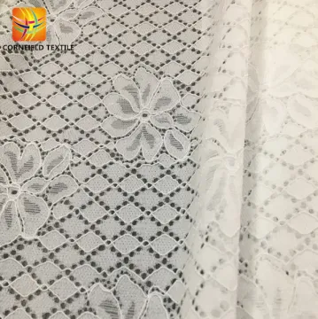 Wonderful air permeable lace fabric for dress making