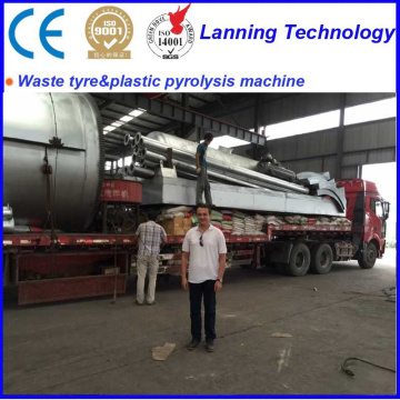 output waste to fuel oil pyrolysis machine