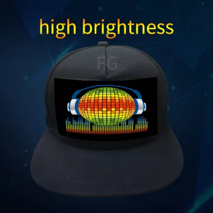 Christmas Voice Controlled Luminous Cap for KTV Dance
