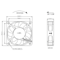 ホットセールクラウン6015 DC Axial Fan