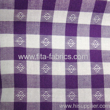 100% cotone filato Dye e Jacquard Weave grembiule controllare