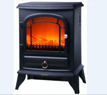 Adjustable Flame Brightness & Temperature F1-1 Electric Fireplace with Double Overheat Protection