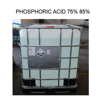 35KG 330KG Drum 1650KG IBC Phosphoric Acid 85%