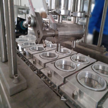 Automatic Rotary Table Honey Cup Filling and Sealing Machine with Spoon Packing