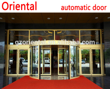 lobby entrance door glass revolving doors