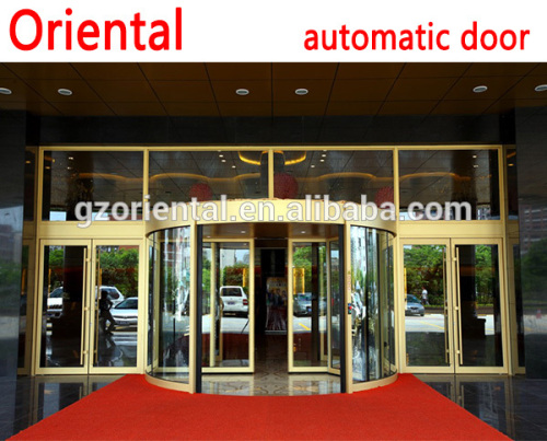 lobby entrance door glass revolving doors