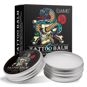 Mantequilla de tatuaje vegano natural: humectante a largo plazo y conservador para su obra de arte