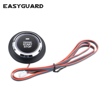 EASYGUARD Push Start Stop Button Replacement P2 Style, Blue, Red Light