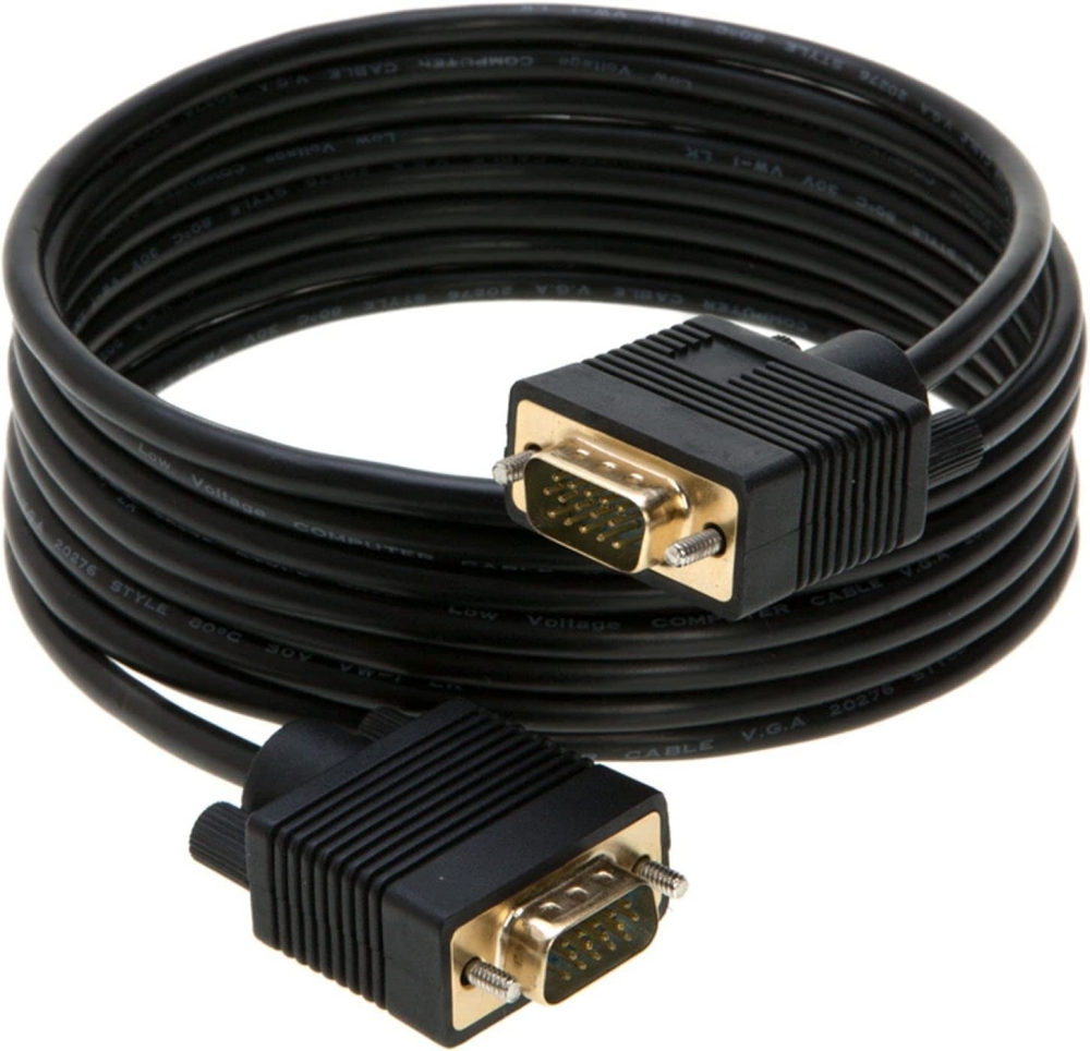 Male to Male 1080P Super VGA Display Cord