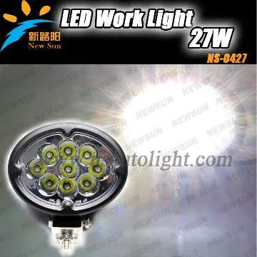 Cree 27w led tractor work light,led handheld light bright led light