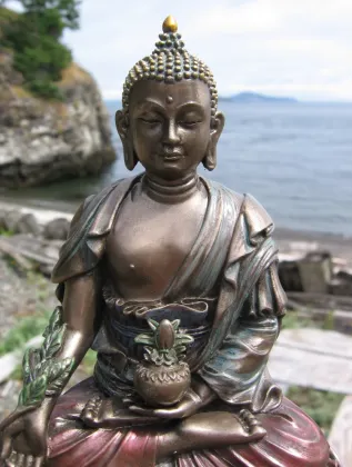 High quality sitting bouddha statue tibet bronze for sale